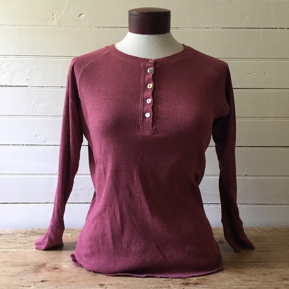 Buffalo David Bitton Soft 3/4 Sleeve Ribbed Henley - Picture 2 of 7